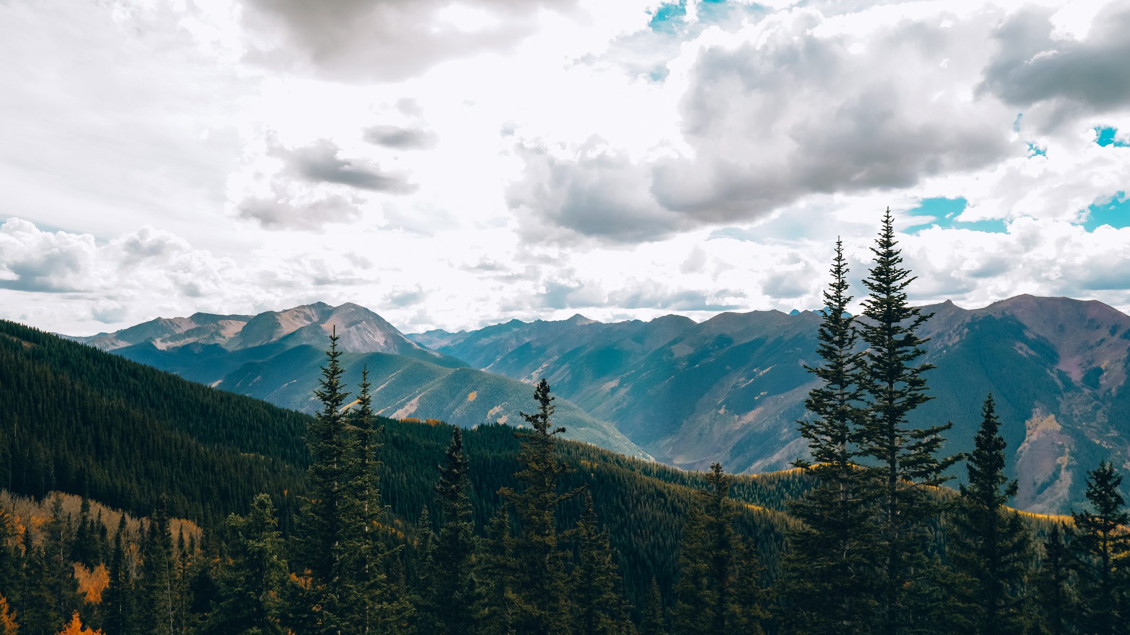 Mountain landscape in Colorado
